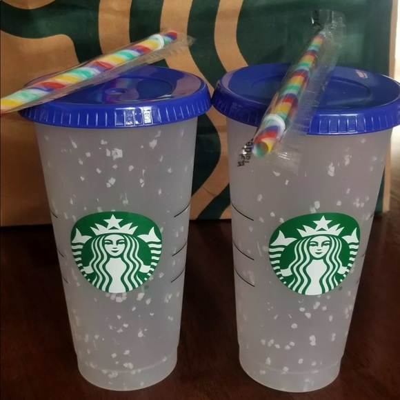 Starbucks Other Starbucks Confetti Cups Set Of Two Poshmark